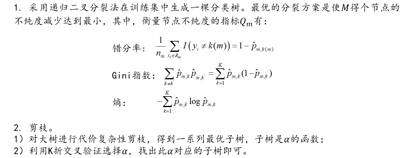分类树算法