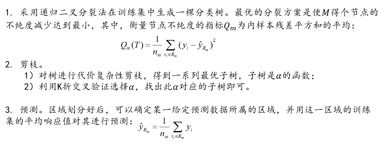 回归树算法
